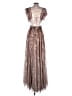 Mac Duggal 100% Polyester Brown Cocktail Dress Size 6 - photo 2