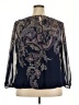 DressBarn 100% Polyester Blue Long Sleeve Blouse Size 2X - photo 2