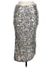 Sachin + Babi Floral Silver Black Casual Skirt Size 10 - photo 1