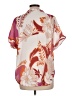Unbranded 100% Polyester Tropical Pink Short Sleeve Blouse Size L - photo 2