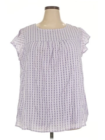 BLOOMCHIC Short Sleeve Blouse (view 1)