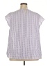 BLOOMCHIC Purple Short Sleeve Blouse Size 18 - 20 - photo 2