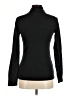 J.Crew 100% Cotton Black Long Sleeve Turtleneck Size M - photo 2
