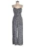 Shein 100% Polyester Hearts Blue Jumpsuit Size L - photo 1