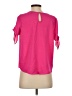 Love J 100% Polyester Pink Short Sleeve Blouse Size M - photo 2