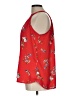 Papermoon Red Sleeveless Blouse Size L - photo 5