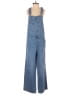 Old Navy 100% Cotton Blue Overalls Size 4 (petite) - photo 1