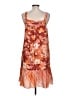 Tiny 100% Polyester Orange Casual Dress Size L - photo 2