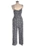 Shein 100% Polyester Hearts Blue Jumpsuit Size L - photo 2