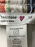 Beautees Stripes Ivory Casual Pants Size 12 - photo 3