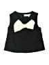 Zara 100% Polymide Black Sleeveless Blouse Size 3 - photo 1