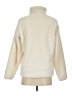Uniqlo 100% Polyester Solid Ivory Faux Fur Jacket Size S - photo 2