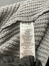 French Connection 100% Cotton Houndstooth Gray Pullover Sweater Size S - photo 8