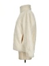Uniqlo 100% Polyester Solid Ivory Faux Fur Jacket Size S - photo 5