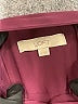 Ann Taylor LOFT 100% Polyester Burgundy Long Sleeve Blouse Size M - photo 7