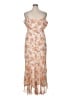 Express 100% Polyester Paisley Orange Cocktail Dress Size XL - photo 2