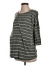 Seraphine Gray 3/4 Sleeve Top Size XS Maternity - photo 1