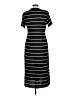 Unbranded Stripes Black Casual Dress Size L - photo 2