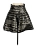 Muse By Marchesa 100% Polyester Metallic Silver Formal Skirt Size 4 - photo 1