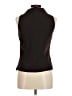 Sharon Young 100% Polyester Brown Sleeveless Blouse Size 6 - photo 2