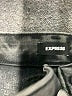 Express 100% Cotton Stars Gray Denim Shorts Size 2 - photo 3