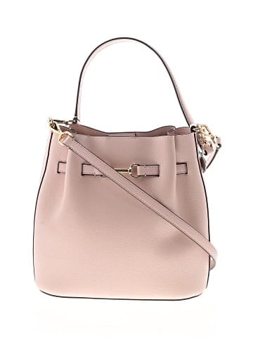 MICHAEL Michael Kors Leather Bucket Bag (view 1)