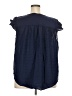 Torrid Blue Sleeveless Blouse Size 2X Plus (2) - photo 2