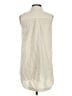 Athleta Ivory Sleeveless Button-Down Shirt Size S - photo 2