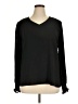 Blooming Jelly 100% Polyester Black Long Sleeve Blouse Size XL - photo 1