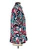 Koret 100% Polyester Print Teal Short Sleeve Blouse Size S - photo 4