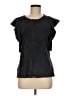 ALLSAINTS Black Short Sleeve Top Size 6 - photo 1