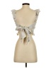 Kirious 100% Cotton Ivory Sleeveless Blouse Size XS - photo 2