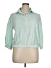 Alfani Green 3/4 Sleeve Button-Down Shirt Size XL - photo 1