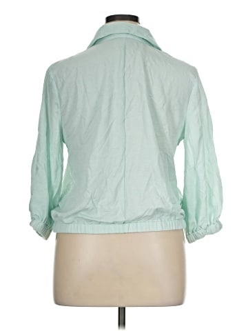 Alfani 3/4 Sleeve Button-Down Shirt (view 2)