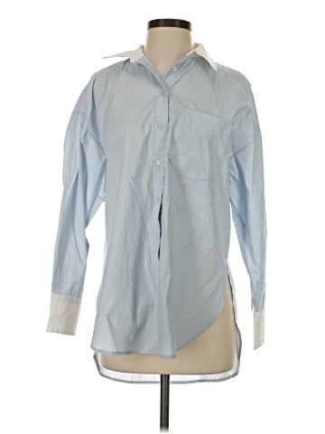 Maeve Long Sleeve Button-Down Shirt (view 1)