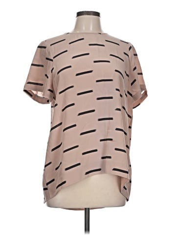 Madewell Short Sleeve Silk Top (view 1)