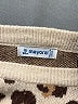 Mayoral Animal Print Tan Pullover Sweater Size 16 - photo 3