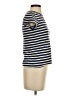 Rag & Bone Stripes Ivory Short Sleeve Turtleneck Size XS - photo 4