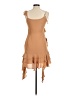 NBD 100% Polyester Tan Cocktail Dress Size M (estimated) - photo 2