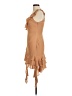 NBD 100% Polyester Tan Cocktail Dress Size M (estimated) - photo 5