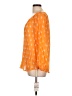 Roller Rabbit 100% Cotton Orange 3/4 Sleeve Blouse Size L - photo 5
