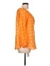 Roller Rabbit 100% Cotton Orange 3/4 Sleeve Blouse Size L - photo 4