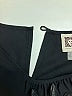 Anne Klein 100% Polyester Black Sleeveless Blouse Size 8 - photo 3