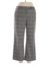 Talbots Plaid Gray Dress Pants Size 14 Petite - photo 1
