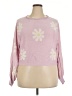 Ekouaer Floral Pink Pullover Sweater Size XXL - photo 1