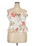 Sofia Jeans by Sofia Vergara Gray Sleeveless Blouse Size 3X - photo 1