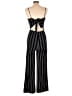 Mind Code Stripes Black Jumpsuit Size L - photo 2