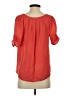 Joie 100% Silk Orange Blouse Size S - photo 2