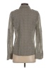 Tory Burch 100% Cotton Tweed Gray Long Sleeve Button-Down Shirt Size 4 - photo 2