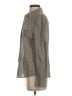 Tory Burch 100% Cotton Tweed Gray Long Sleeve Button-Down Shirt Size 4 - photo 5